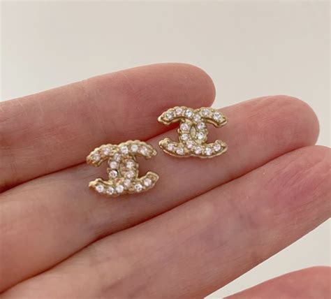 real chanel stud earrings price|authentic Chanel stud earrings.